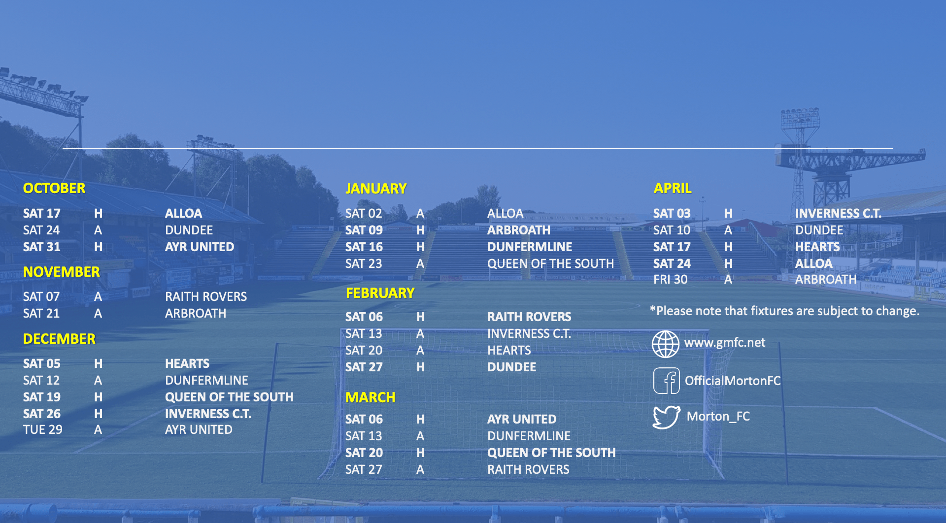 2021/22 cinch Championship fixtures announced