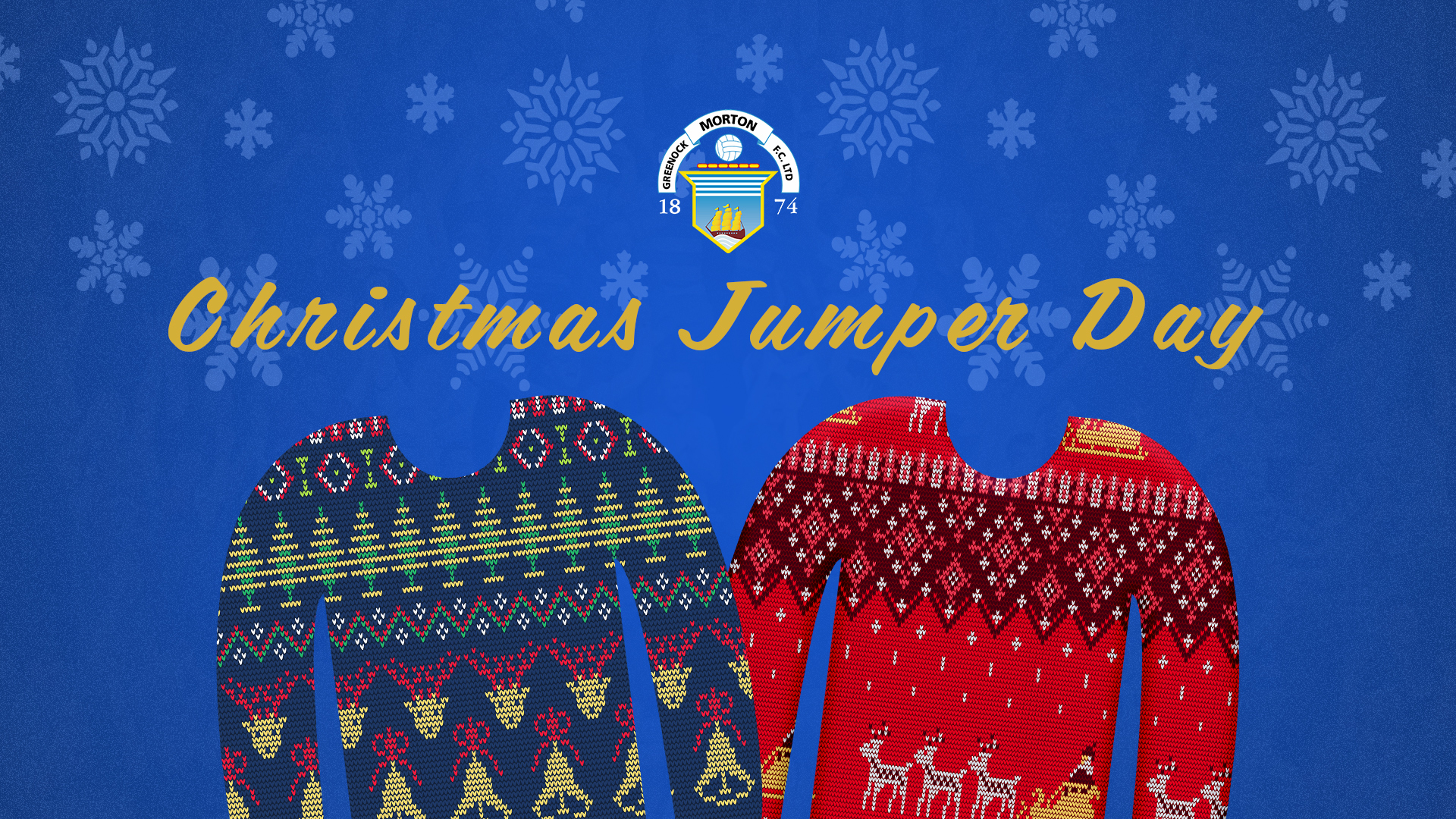 Christmas Jumper Day Morton vs Inverness CT Greenock Morton FC