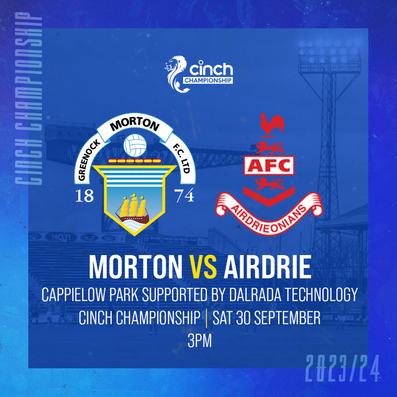 2022/23 cinch Championship Fixtures Announced - Greenock Morton FC